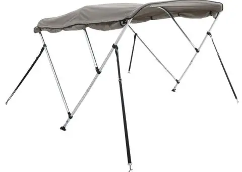 Parasolar Bimini 3 arcuri, pereți laterali 183x(170-182)x137 cm - 3/5