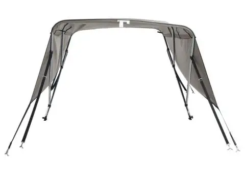 Parasolar Bimini 3 arcuri, pereți laterali 183x(170-182)x137 cm - 4/5