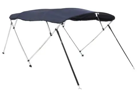 Parasolar Bimini 4 arcuri pereți laterali, 243x(200-213)x137 cm - 3/5