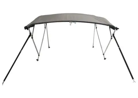 Parasolar Bimini 4 arcuri pereți din plasă 243x(170-182)x137 cm - 5/5