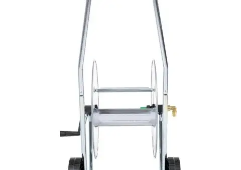 Cărucior cu tambur pentru furtun de 80 m 4/2", oțel - 5/5