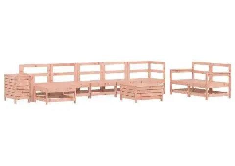 Set canapele grădină, 10 piese, lemn masiv brad douglas - 2/5