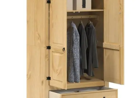 Șifonier „Corona”, 101x52x170 cm, lemn masiv de pin - 1/5