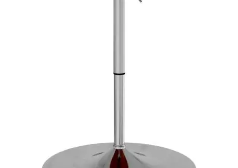 Masă de bar, maro deschis, Ø60x89,5 cm, lemn masiv de stejar - 5/5