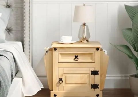 Noptieră Corona, 45x35x47,5 cm, lemn masiv de pin - 3/5