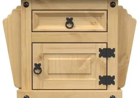 Noptieră Corona, 45x35x47,5 cm, lemn masiv de pin - 4/5