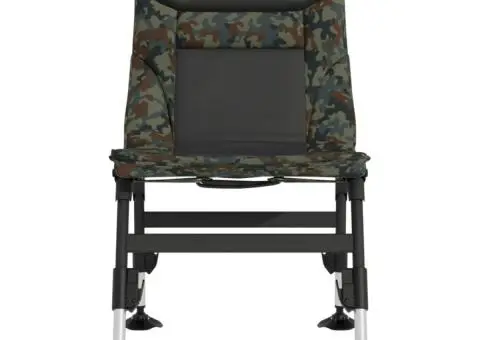 Scaun de pescuit cu picioare reglabile pliabil camuflaj - 3/5
