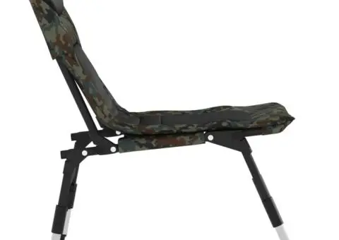 Scaun de pescuit cu picioare reglabile pliabil camuflaj - 4/5