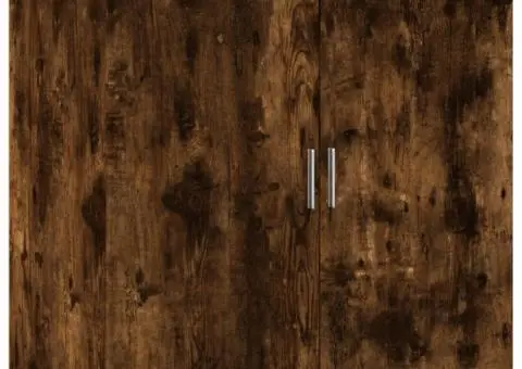 Dulapuri, 2 buc., stejar fumuriu, 79x38x80 cm, lemn prelucrat - 4/5