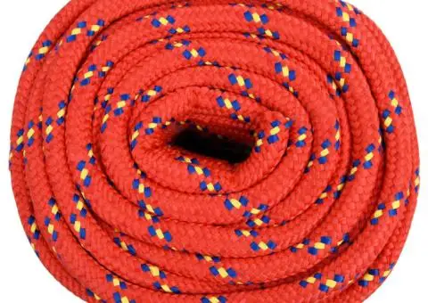 Frânghie de barcă, roșu, 20 mm, 50 m, polipropilenă - 3/5
