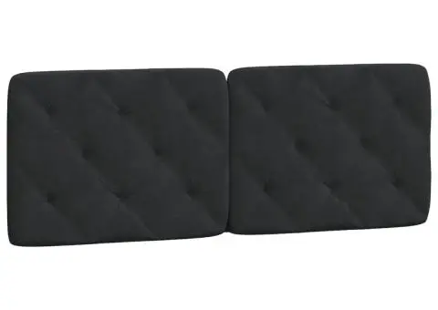 Pat cu saltea, negru, 120x200 cm, catifea - 5/5