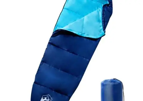 Sac de dormit tip mumie pentru adulți de camping, 3 anotimpuri - 1/5