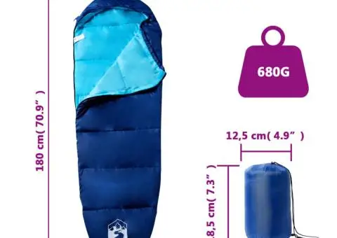 Sac de dormit tip mumie pentru adulți de camping, 3 anotimpuri - 5/5