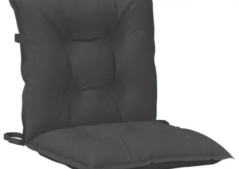 Perne scaun spătar mic 4 buc. melanj antracit 100x50x7cm textil - 5/5