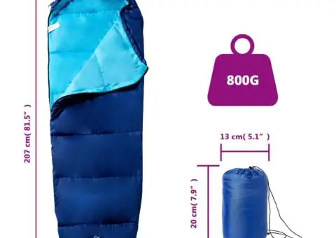 Sac de dormit tip mumie pentru adulți de camping, 3 anotimpuri - 5/5