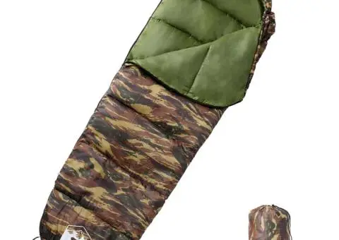 Sac de dormit tip mumie pentru adulți de camping, 3 anotimpuri - 1/5