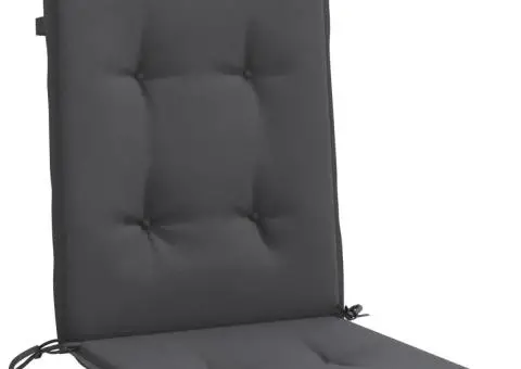 Perne scaun spătar mic 6 buc. melanj antracit 100x50x4cm textil - 5/5