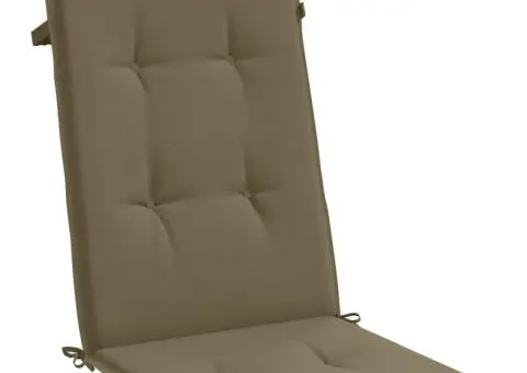 Perne scaun spătar înalt 6buc melanj gri taupe120x50x4cm textil - 5/5