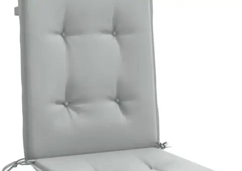 Perne scaun cu spătar scund 4 buc. melanj gri 100x50x4cm textil - 5/5