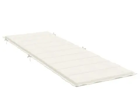 Pernă de șezlong, melanj crem, 186x58x4 cm textil - 4/5