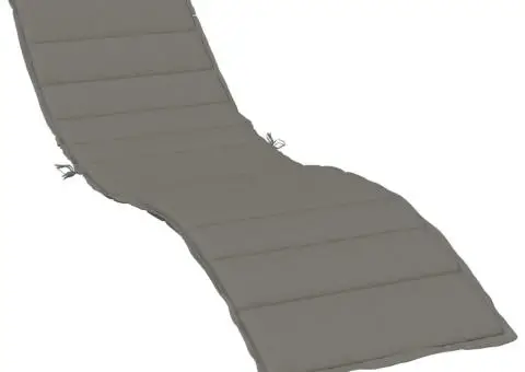Pernă de șezlong, melanj gri închis, 200x50x4 cm textil - 2/5