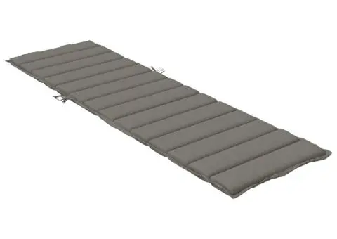 Pernă de șezlong, melanj gri închis, 200x50x4 cm textil - 4/5