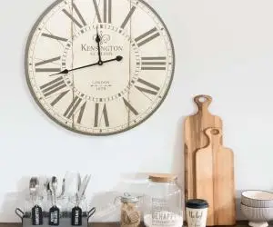 vidaXL Ceas de perete vintage London, 60 cm