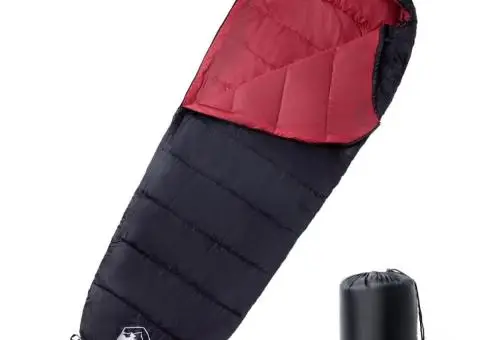 Sac de dormit tip mumie pentru adulți de camping, 3 anotimpuri - 1/5