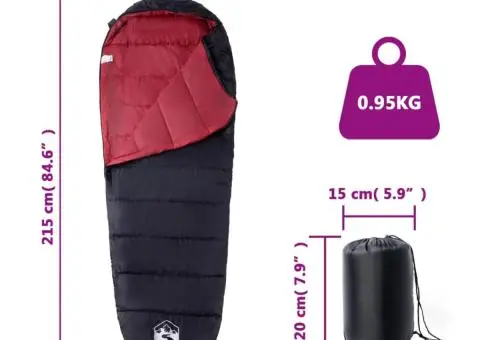 Sac de dormit tip mumie pentru adulți de camping, 3 anotimpuri - 5/5