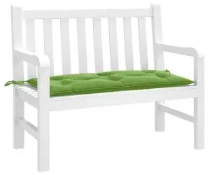 vidaXL Pernă bancă de grădină melanj verde, 100x50x7 cm, textil