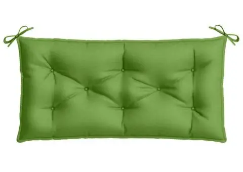 Pernă bancă de grădină melanj verde, 100x50x7 cm, textil - 4/5