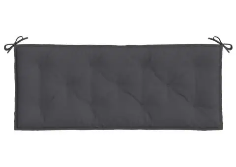 Pernă bancă de grădină, melanj antracit, 120x50x7 cm, textil - 4/5