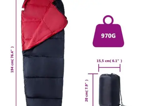 Sac de dormit tip mumie pentru adulți de camping, 3 anotimpuri - 5/5