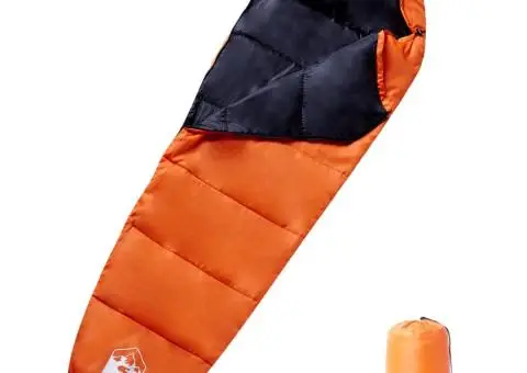 Sac de dormit tip mumie pentru adulți de camping, 3 anotimpuri - 1/5