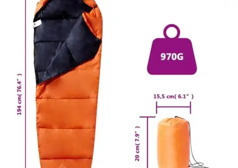 Sac de dormit tip mumie pentru adulți de camping, 3 anotimpuri - 5/5