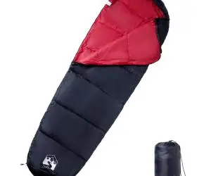 vidaXL Sac de dormit tip mumie pentru adulți de camping, 3 anotimpuri