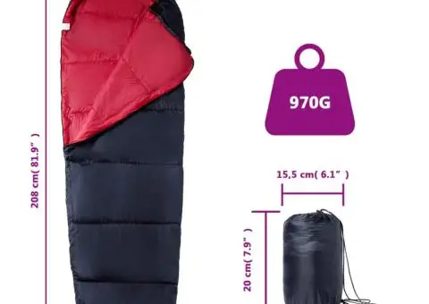 Sac de dormit tip mumie pentru adulți de camping, 3 anotimpuri - 5/5