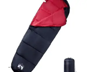 vidaXL Sac de dormit tip mumie pentru adulți de camping, 3 anotimpuri