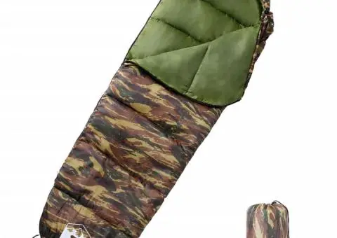 Sac de dormit tip mumie pentru adulți de camping, 3 anotimpuri - 1/5