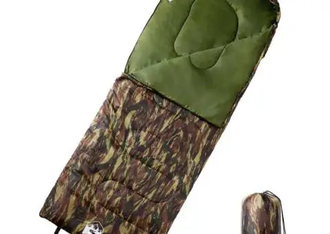 Sac de dormit pentru adulți de camping, 3-4 anotimpuri - 1/5