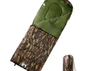vidaXL Sac de dormit pentru adulți de camping, 3-4 anotimpuri