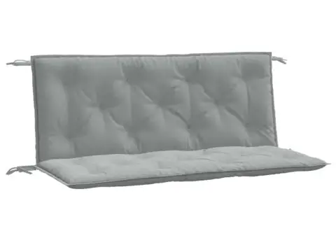 Pernă bancă de grădină 2db melanj gri deschis 120x50x7cm textil - 2/5