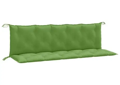 Pernă bancă de grădină, 2 buc. melanj verde, 180x50x7 cm textil - 2/5