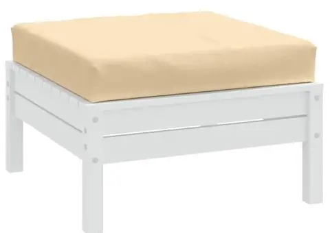 Pernă de paleți, melanj bej, 60x60x9,5 cm, material textil - 1/5