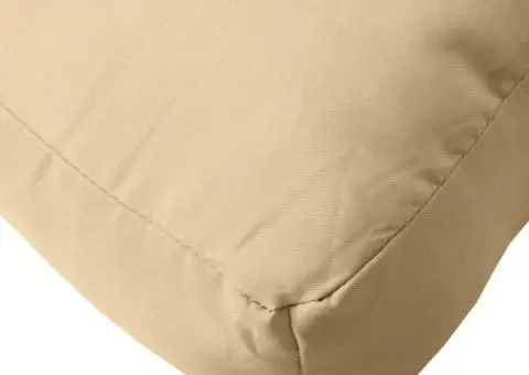 Pernă de paleți, melanj bej, 60x60x9,5 cm, material textil - 5/5