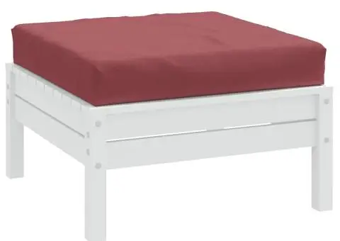 Pernă de paleți, melanj roșu, 60x60x9,5 cm, material textil - 1/5