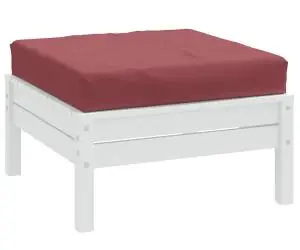 vidaXL Pernă de paleți, melanj roșu, 60x60x9,5 cm, material textil