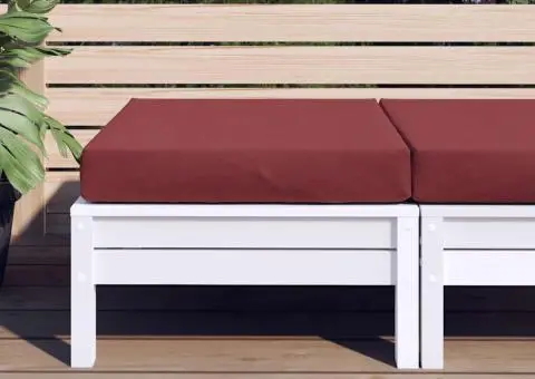 Pernă de paleți, melanj roșu, 60x60x9,5 cm, material textil - 3/5