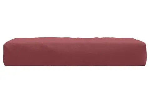 Pernă de paleți, melanj roșu, 60x60x9,5 cm, material textil - 4/5