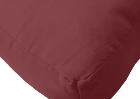 Pernă de paleți, melanj roșu, 60x60x9,5 cm, material textil - 5/5